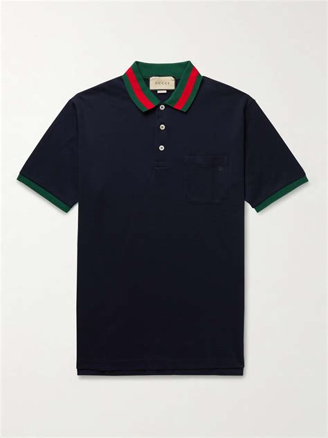 red gucci polo|red Gucci polo shirt.